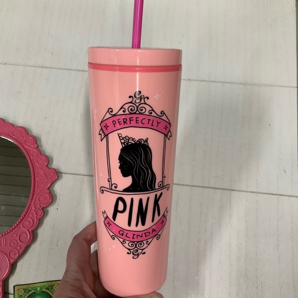 NWT Wicked cup and double sided mirror pink and green - Picture 2 of 7